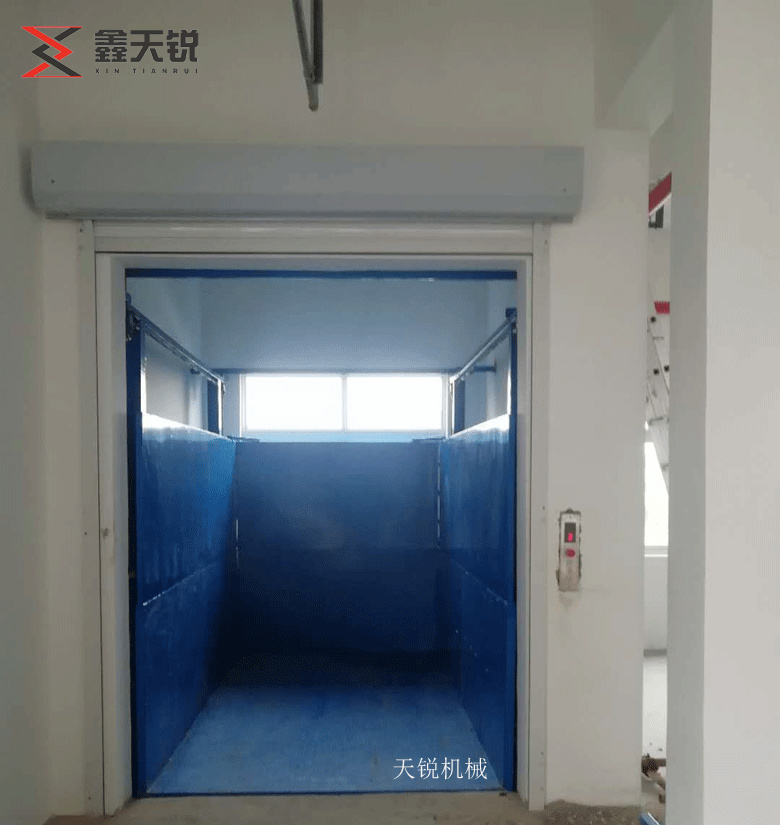 威海上货专用导轨式升降货梯